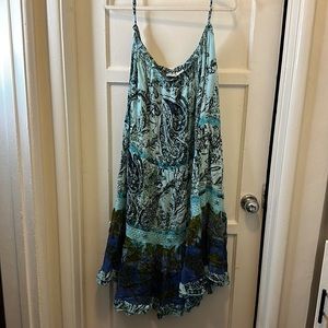 Forbidden Los Angeles Bohemian Fairy Boho Gypsy Long Maxi Skirt Size XL